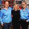 Die wiedergewählten Vorstandsmitglieder des Bürgervereins Daheim in Harpolingen (von links): Christine Töpfer (zweite Kassiererin), ...