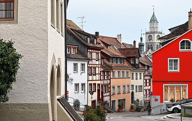 Der Blick von Sankt Jodok in Richtung Überlinger Münster.