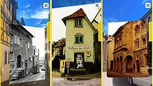 Mit Hilfe von Augmented Reality kann man die Altstadt von Engen besser kennenlernen. Wie hier in Screenshots aus der App gezeigt. Von ...