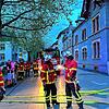 Die Einsatzkräfte der Freiwilligen Feuerwehr absolvierten von Freitagabend bis Samstagvormittag fünf Einsätze in Singen. Das Bild zeigt ...