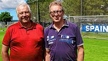 Hans-Peter Rolle und Eugen Schnekenburger sind über die Zeit der Profi-Trainingslager für den SV Aasen voll im Einsatz. Jetzt werden ...
