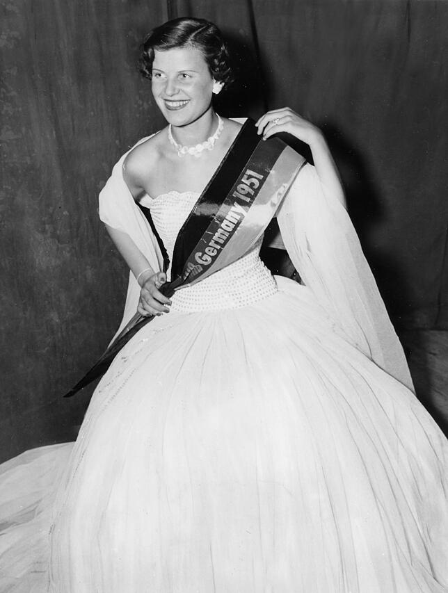 Bevor die Frankfurterin Vera Marks 1951 zur Miss Germany gewählt wurde, war sie Miss Bodensee.