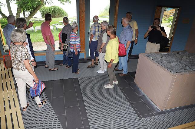 In der Panoramasauna, der größten und jüngsten Sauna der Bodensee-Therme, konnten die Gäste nachempfinden, welchen hervorragenden Blick ...