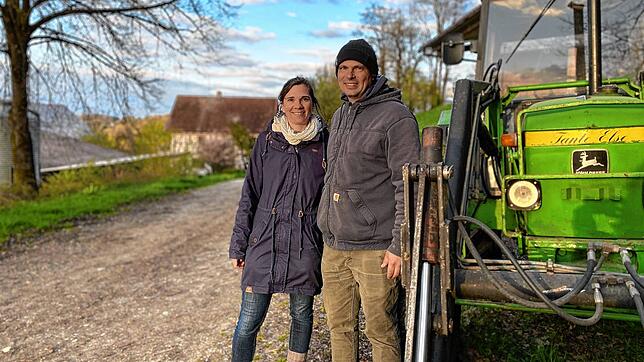 Kristin-Marlen und Denis Hahn sind Quereinsteiger in der Landwirtschaft. Ohne geerbten Grund ist es aber oft nicht möglich, einen Hof ...