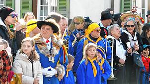 Bild : Fasnet-Sunntig-Umzug 2025 in Hilzingen: Farbenfrohes Treiben