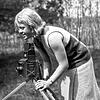 Lotte Eckener, Berlin in den Jahren 1928/29: Vermutlich handelt es sich bei der Kamera um eine Zeiss-Ikon Miroflex, 9x12 Zentimeter.