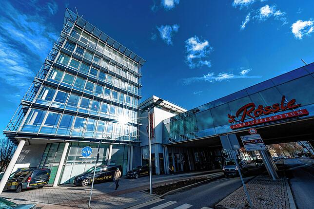 Das Rössle Areal in Schwenningen im März 2023 – bislang ein Negativbeispiel für das Konzept einer Mall in VS.