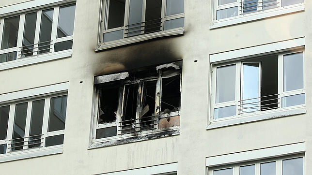 Das Patientenzimmer des Klinikums Konstanz, in dem im November 2018 ein Brand ausgebrochen ist. Die Ermittlungen zur Ursache des Feuers ...