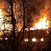 Mitten in der Nacht wurde die Scheffelhalle zum Raub der Flammen.