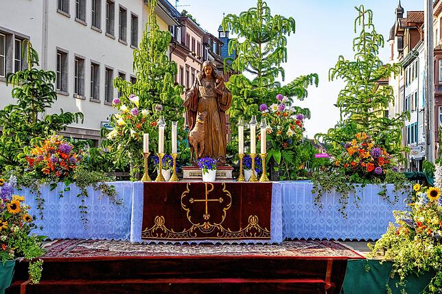 Bild 23: Fronleichnams Prozession in Villingen