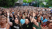 Bild : Die besten Bilder vom Bausa-Konzert auf dem Hohentwiel-Festival (Teil 1)