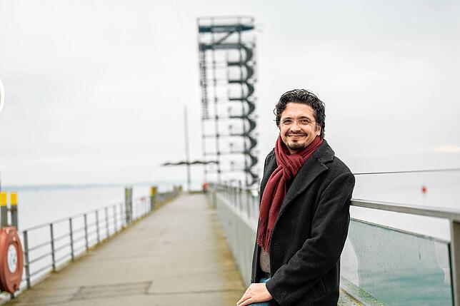 Ahmad Al Hamidi ist Kandidat der Grünen im Bodenseekreis für die Bundestagswahl 2025.