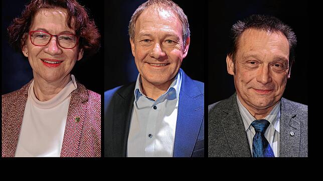 Das neue Dreier-Gespann des Wahlkreises in Stuttgart: Dorothea Wehinger (Grüne), Hans-Peter Storz (SPD) und Bernhard Eisenhut (AfD). Wie ...
