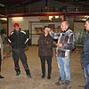 Grünen-Landtagsabgeordneter Jürger Walter, Landwirt Florian Reyer, Melanie Amrhein, Landtagsabgeordneter Martin Hahn, Holger Fischer und ...