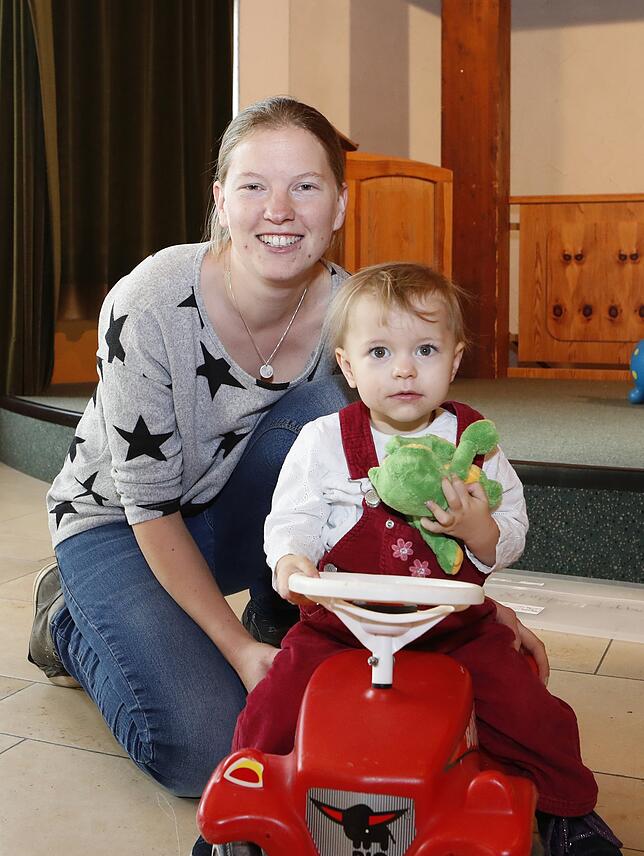Jennifer Sell mit Ida.