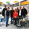 Die Verantwortlichen für den Bau der neuen Räumlichkeiten zur Schüler-Kernzeitbetreuung an der Grundschule Welschingen: (v.l.) Jochen ...