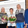 Abschied mit Blumen: Bezirksvorsitzender Uwe Sütterlin (rechts) verabschiedete beim Bezirksjugendtag in Albbruck die langjährig tätigen ...