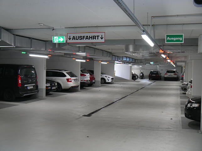 Gutes Mittelmaß: Das Parkhaus Metzquartier.