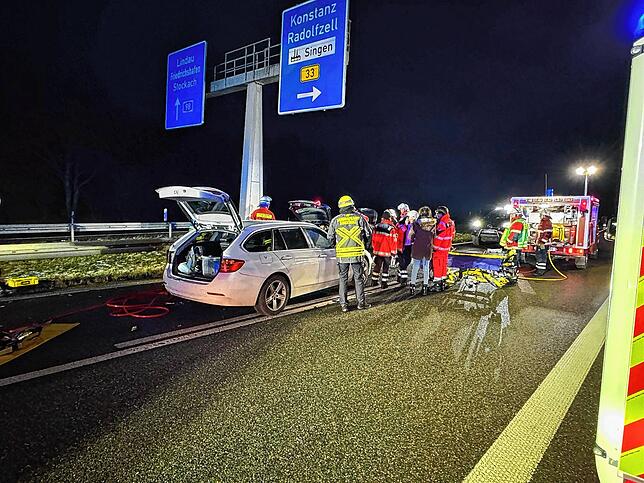 Der Unfall ereignete sich am Montagmorgen, 15. Januar, gegen 6.40 Uhr auf der Zufahrt zur Bundesstraße 33.
