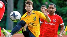 Marvin Riedmüller (links) und seine Gutmadinger Teamkollegen zeigen bisher eine starke Saison. Im Derby gegen Aufsteiger Königsfeld ...