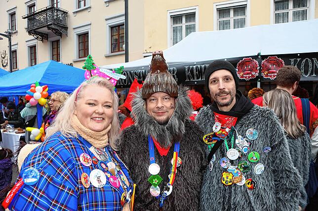 Bild 5: Närrisches Treiben beim Narrenmarkt 2024 in Konstanz