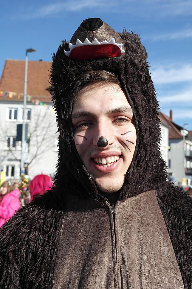 Bild 4: Gesichter der Fasnet: So kreativ zeigen sich die Besucher am Häfler Samstag
