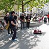(Symbolbild) Straßenmusik auf der Marktstätte erfreut meist viele Passanten – doch in diesem Fall fühlt sich offenbar ein ...