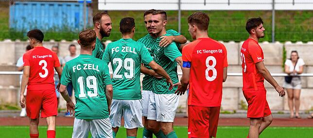Bild 1: FC Zell gewinnt Hochrhein-Derby gegen Aufsteiger FC Tiengen 08 mit 2:0 &ndash; und wir haben Bilder!