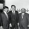 Die Kandidaten für die Bürgermeisterwahl in Orsingen-Nenzingen im Jahr 1989 (von links): Rolf Lehmann, Johann Kempter, Bernhard Keßler, ...