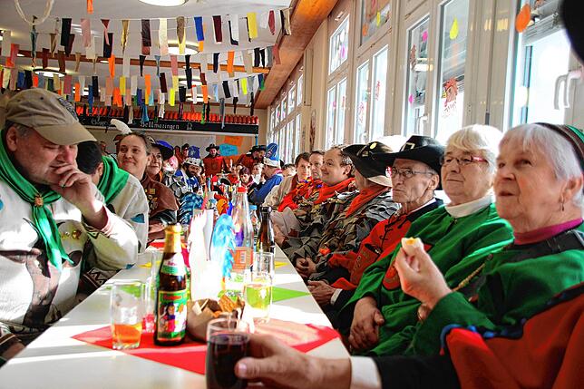 Bild 1: Bilder vom Zunftmeisterempfang beim 35. Schlüchttalnarrentreffen in Bettmaringen