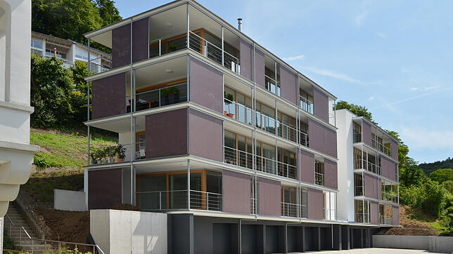 Das Appartementhaus am Saderlacherweg in Waldshut wurde vom Waldshuter Architekten Michael Duffner entworfen und bereits mit drei ...