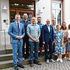Der neue Ortschaftsrat Güttingen: (von links) Oberbürgermeister Simon Gröger, Patrick Kohler, Moritz Bohl, Boris Knam, Friedhelm ...