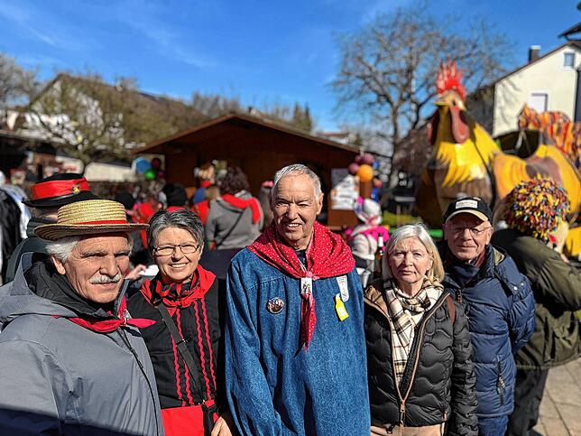 Bild 9: Närrisches Treiben beim fröhlichen Fasnetsmarkt 2025