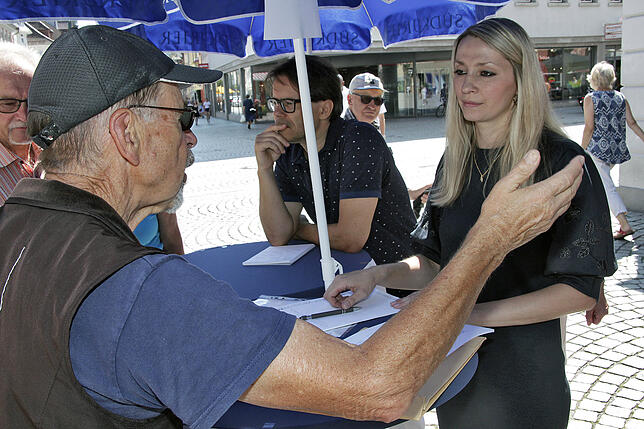 Bild 13: Alle Bilder vom SÜDKURIER-Stadtgespräch mit OB-Kandidatin Marina Kloiber-Jung