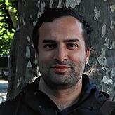 Levin Stracke, Organisator des Adventsmarkts im Stadtgarten.