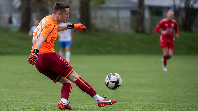 Ecke geahnt: Jonas Aich &ndash; hier ein Archivbild &ndash; parierte beim 1:1 des FC Grießen beim FC Dachsberg einen Strafstoß von ...