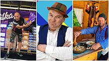 Die Marktschreier vom Hamburger Fischmarkt, Eckhard Grauer mit seinen schwäbischen Binnenphilosophen Leibssle oder Musikkabarett mit ...