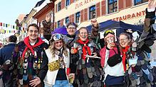 Partystimmung in der Närrischen Gass‘ in Waldshut.