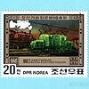 Eine nordkoreanische Briefmarke mit der Wehratalbahn.