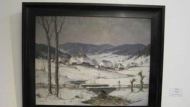 Neu im Thoma-Museum: Das Karl- Hauptmann-Bild „Simonswälder Tal“. Repro: usp