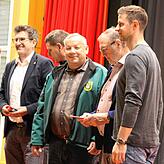 Franz Müller, Phillipp Steinmann und Frank Utz von der Schützengesellschaft Aach-Linz.