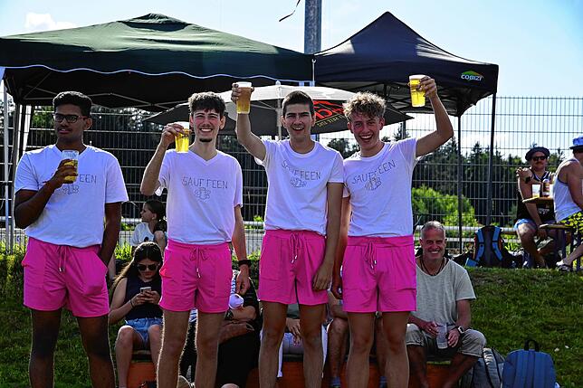 Bild 6: Bilder von der Einweihung des Beach-Handballfelds in St. Georgen