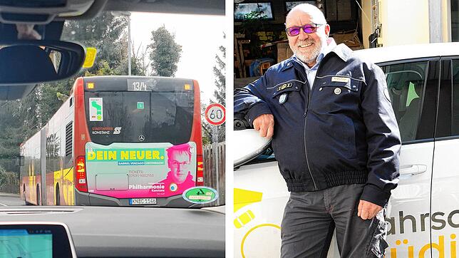 Hier heißt&lsquo;s aufpassen: Wer zu schnell an einem haltenden Bus vorbeifährt, rasselt durch die Fahrprüfung. Und eine von vielen ...