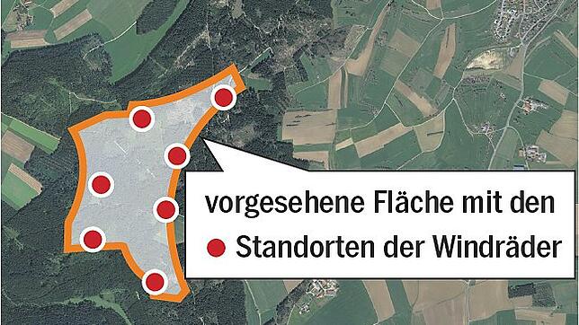 Bild : Windpark Bräunlingen: Der Investor plant sieben Anlagen