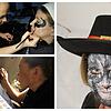 Mit Pinsel und Farbe verwandelt die Hobby-Maskenbilderin Aline Meusel aus Waldshut SÜDKURIER-Redakteurin Juliane Schlichter in den ...