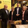 Sie schworen ihre Parteigänger auf die anstehenden Wahlen ein (von links): der Blumberger FDP-Gemeinderat Werner Waimer, die Stuttgarter ...