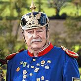 Helmut Widemann ist an der Fasnacht der Narrenpolizist.