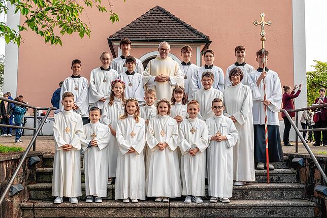 Kommunion in Dogern.
