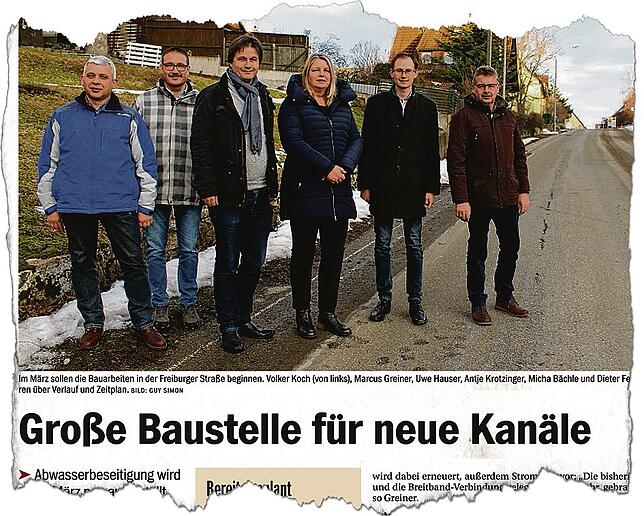 Das große Projekt der Abwasserbeseitigung in Döggingen soll im März beginnen. So berichtete der SÜDKURIER am Dienstag, 19. Februar.