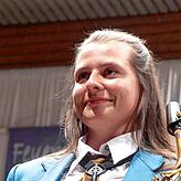 Jugendleiterin Angelika Halder brillierte mit einem Saxophonsolo.
